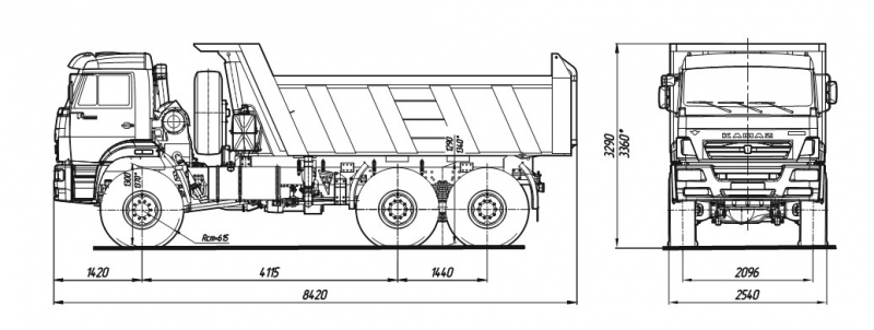 6520-6020-49(B5) Самосвал КамАЗ