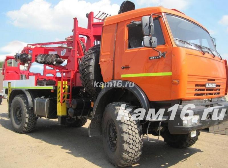 Бурильно крановая машина (БКМ) КамАЗ Ямобур Kanglim KDC 5600